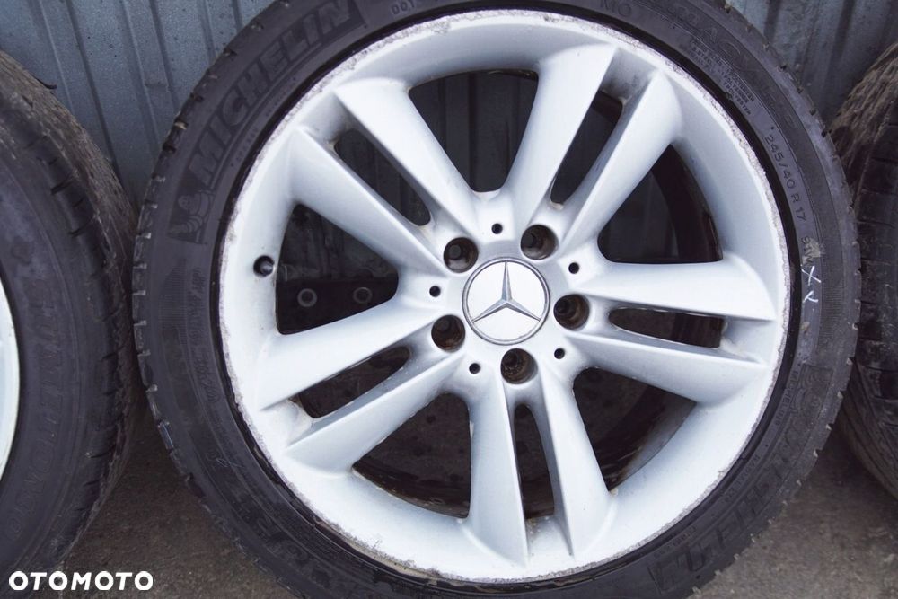 Felgi aluminiowe alufelgi komplet Mercedes CLK W209 7.5x17 ET36 A2094014102 - 15