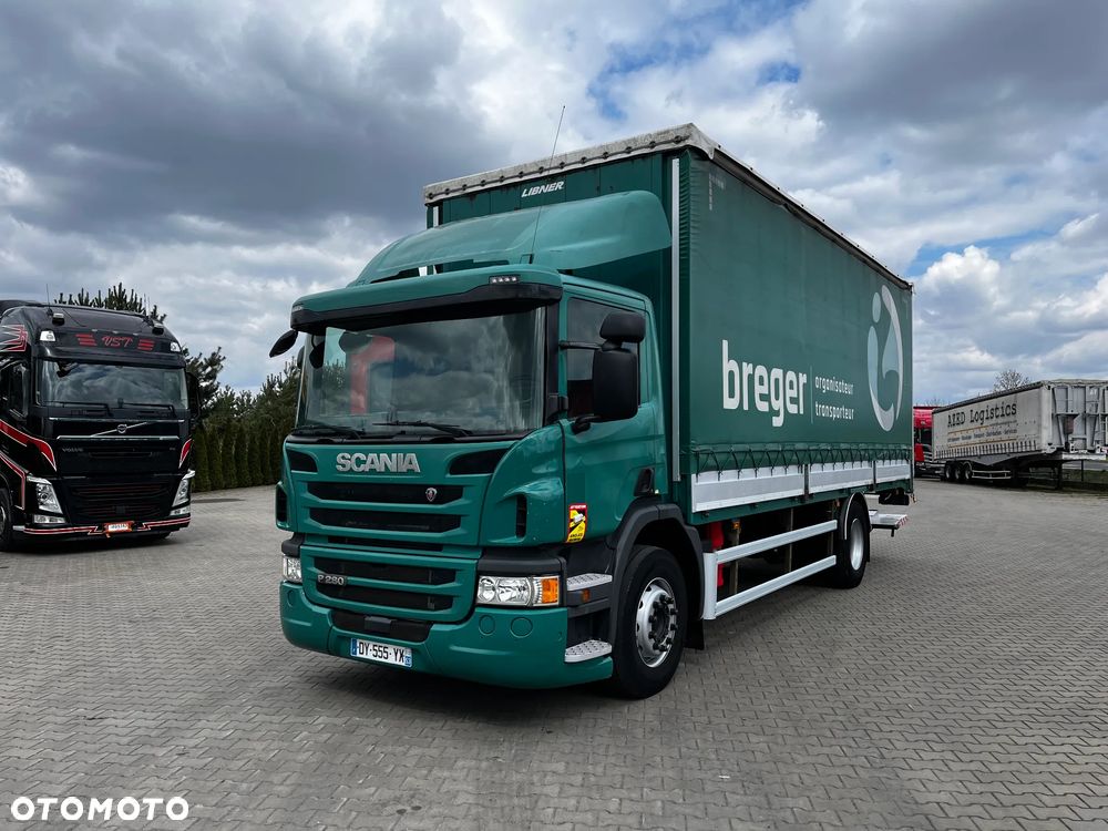 Scania P280 18 PALET BURTOFIRANKA DMC 19T WINDA MOCNA PODŁOGA ZSUWANY DACH I BOKI - 1