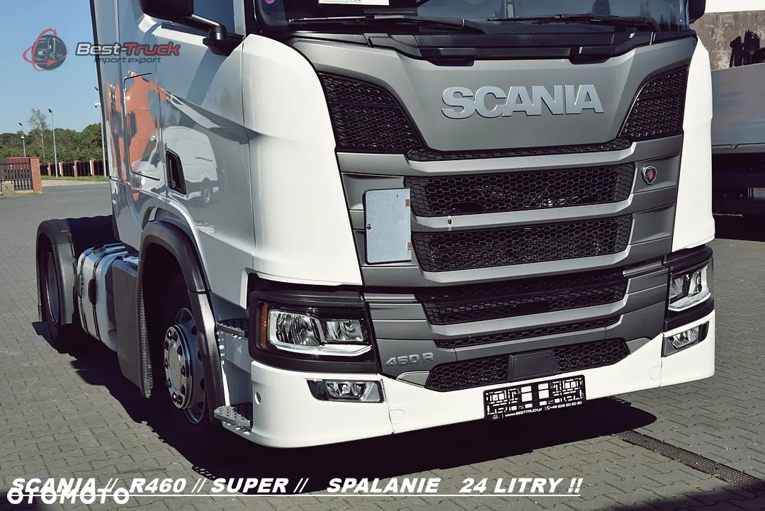 Scania 460R / SUPER /  LED LAMPY / KLIMA POSTOJOWA  /  RAMA STANDARD - 8