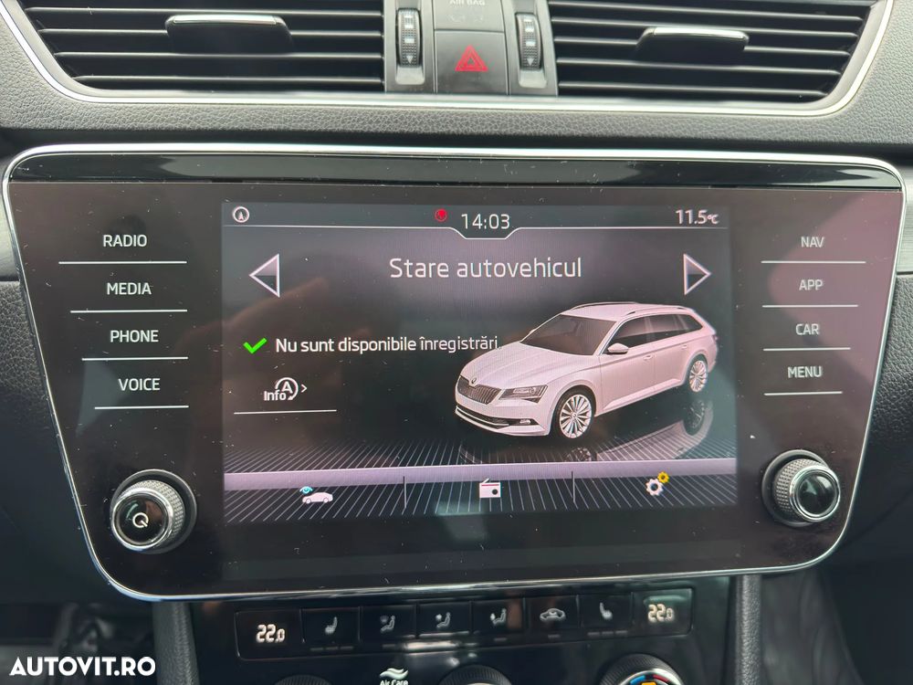 SKODA Superb 2019 — imagine 17