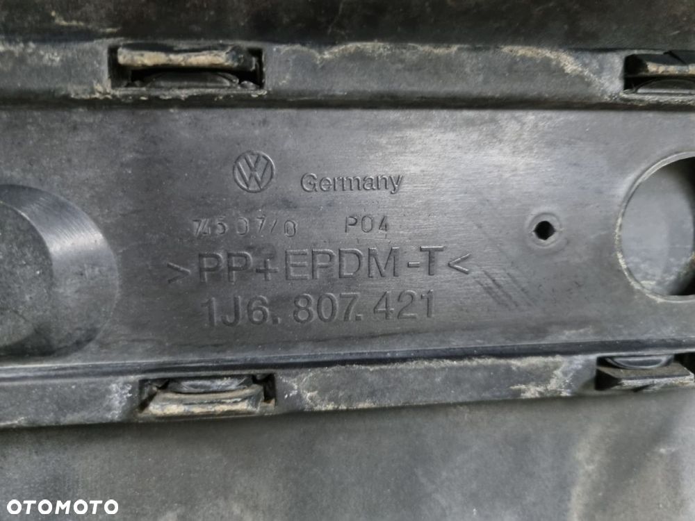 Zderzak tylny VW Golf IV 4 97-06r. tył dokładka dolna 1J6807521 - 11