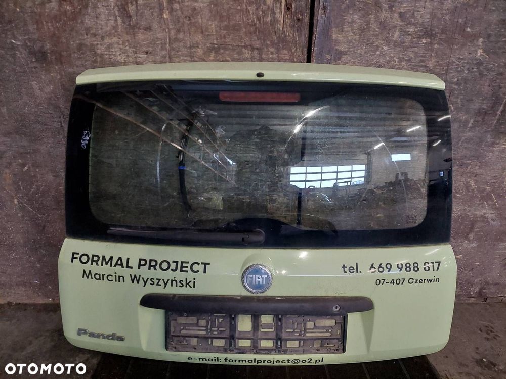 KOMPLETNY TYŁ FIAT PANDA II 733/A KLAPA BAGAŻNIKA ZDERZAK TYŁ LAMPY TYŁ - 8