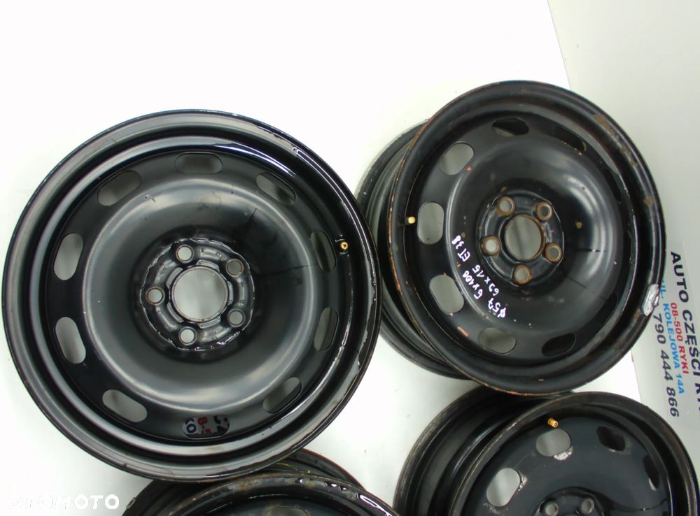 VW Felgi Stalowe 5x100 6Jx15 Et38 - 5