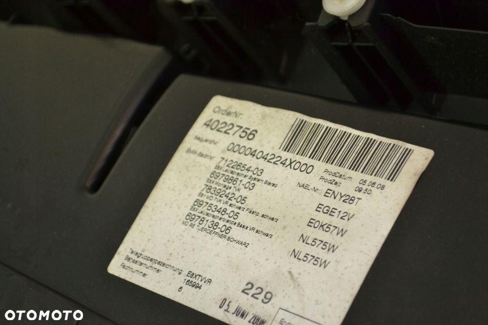 BOCZEK TAPICERKA DRZWI LEWY + PRAWY PRZÓD EUROPA BMW 1 E81 E82 E88 08R 2SZT - 6