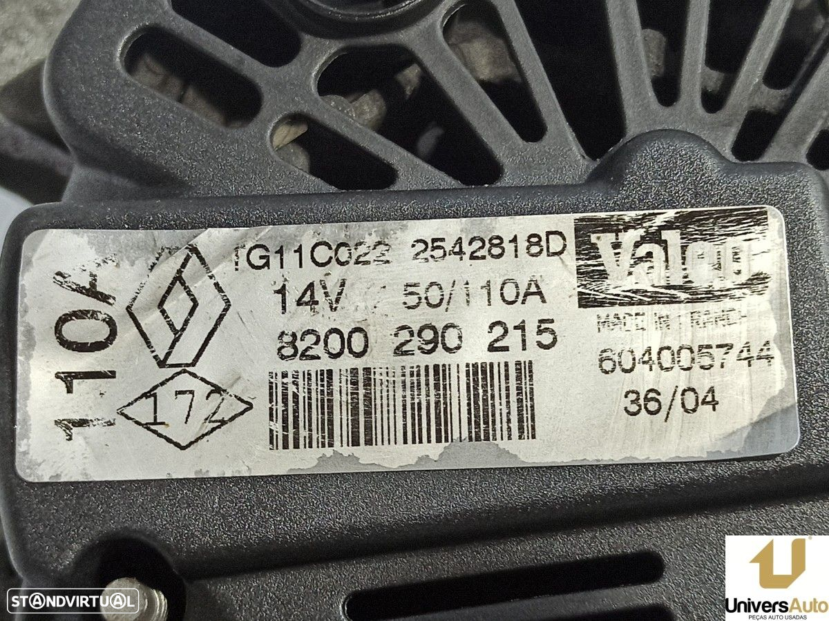 ALTERNADOR RENAULT MEGANE II BERLINA 3P CONFORT DYNAMIQUE - 2