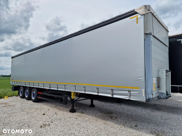 Schmitz Cargobull FIRANKA - PODNOSZONY DACH - PODNOSZONA OŚ - NOWE PLANDEKI - SUPER STAN!