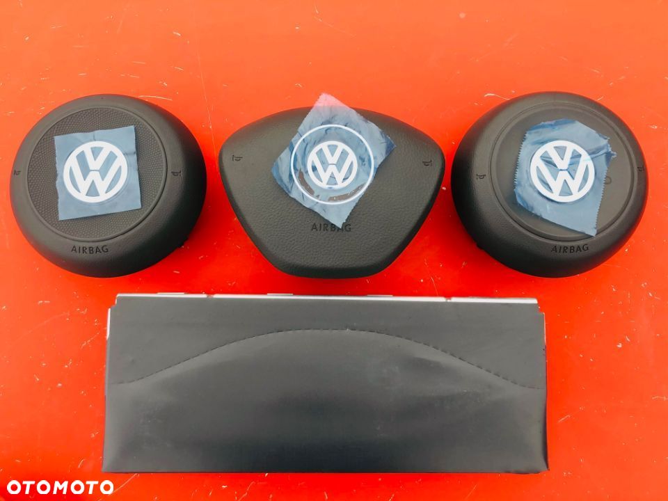 VW GOLF 7 VII 5G PODUSZKA POWIETRZNA KIEROWCY PASAŻERA KOLANOWA PASY PODUSZKI POWIETRZNE SPORTSVAN - 4