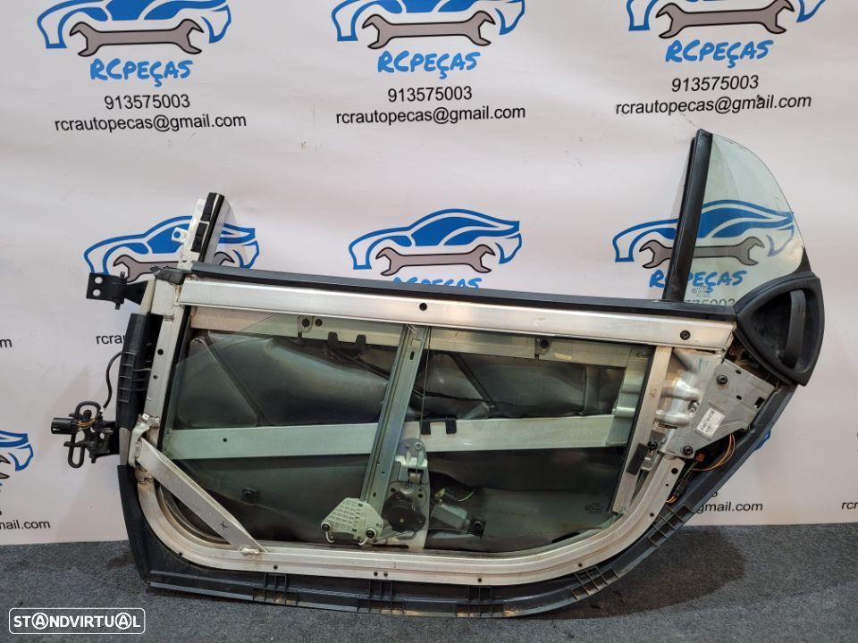 PORTA FRENTE FRONTAL ESQUERDA SMART FORTWO 450 FECHO ELEVADOR MOTOR PUXADOR VIDRO - 1