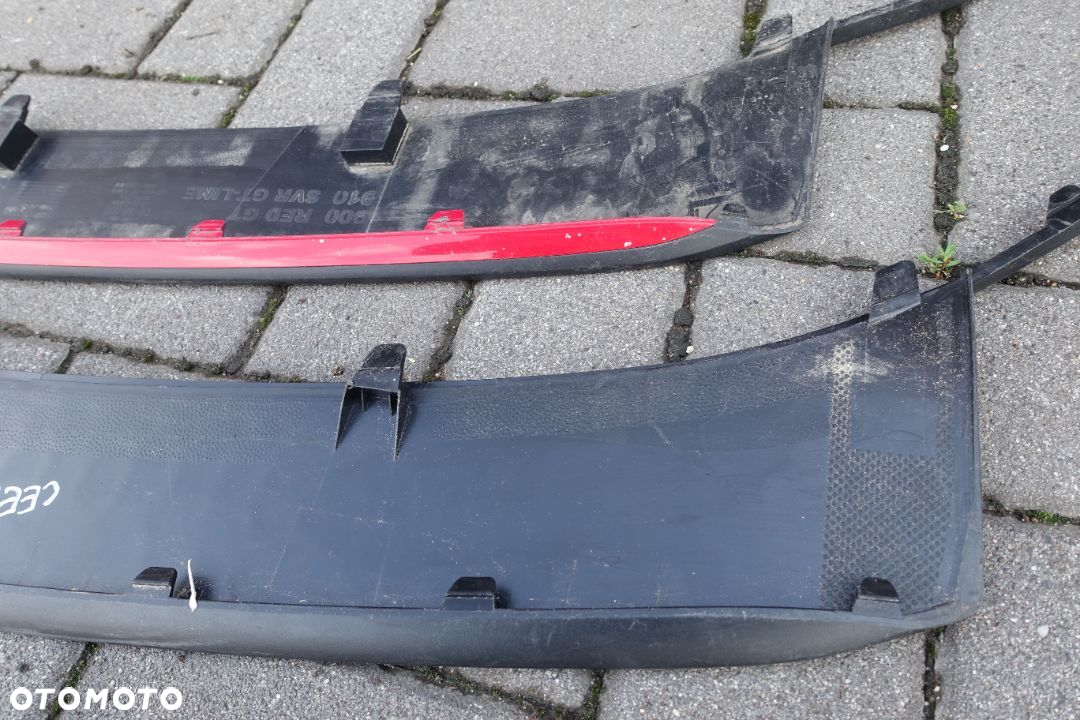 SPOILER HOKEJ ZDERZAKA PRZÓD KIA CEED III GT RED - 3