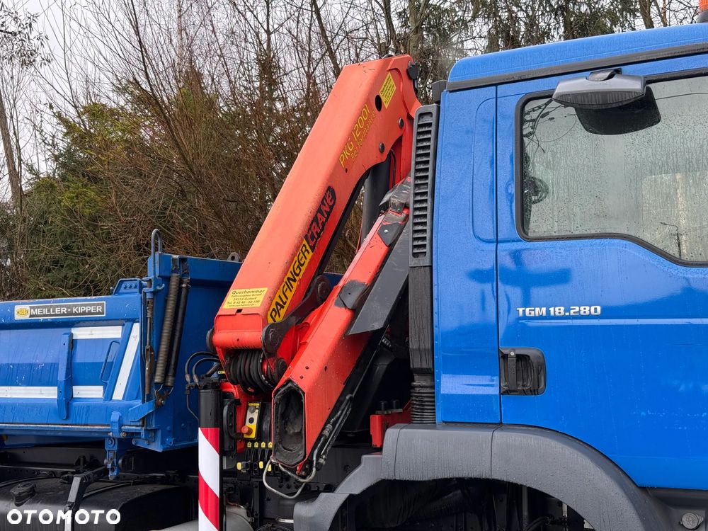 MAN * MAN 18 280 * Kiper Wywrotka * 4x4 * HDS Palfinger  120 STAN BARDZO DOBRY * Sprowadzony - 7