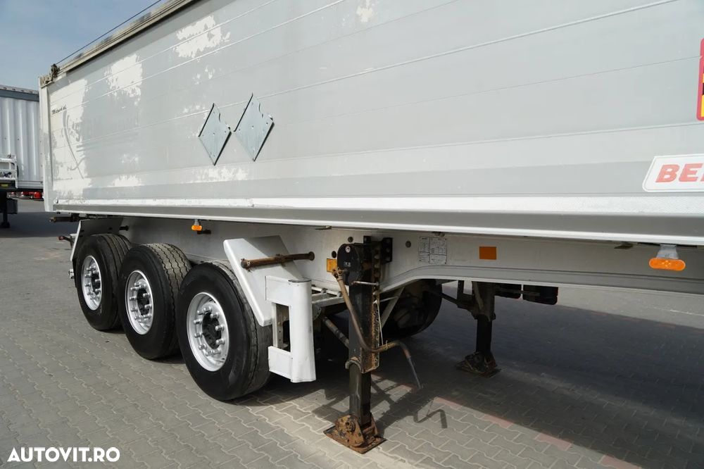 Benalu TIPPER / 30 m³ / ALUMINUM / LIFT AXLE / WEIGHT: 5,000 KG / ELECTRIC CURTAIN / IMPORTED - 9