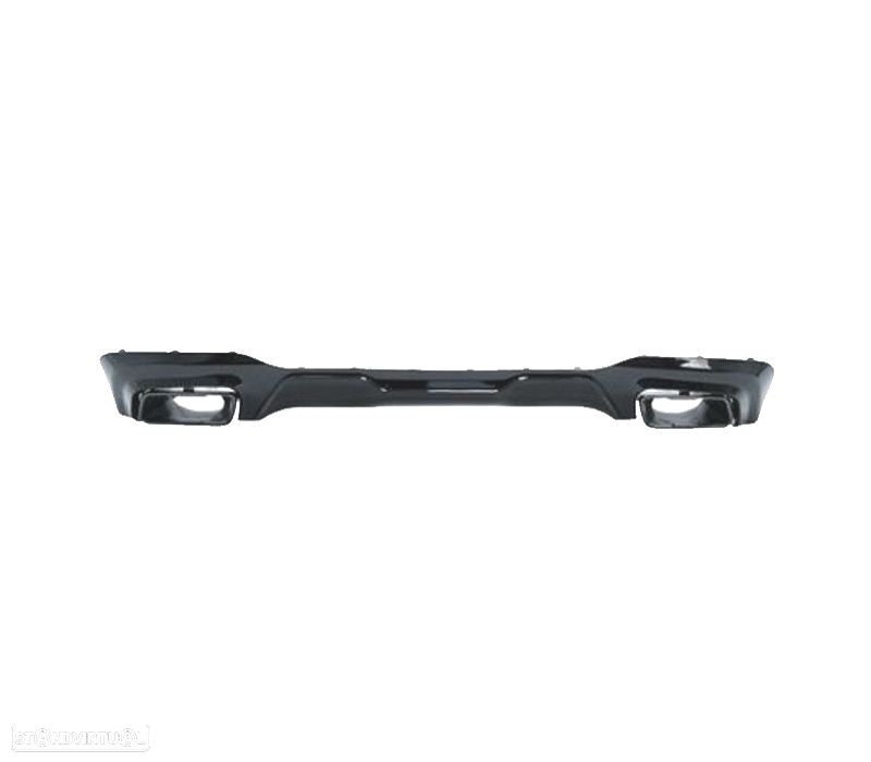 DIFUSOR BMW F44 + PONTEIRAS ESCAPE PRETO BRILHANTE - 4