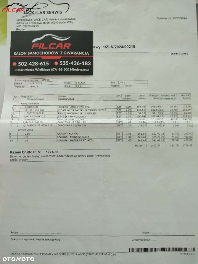 Mercedes-Benz Klasa B - 9