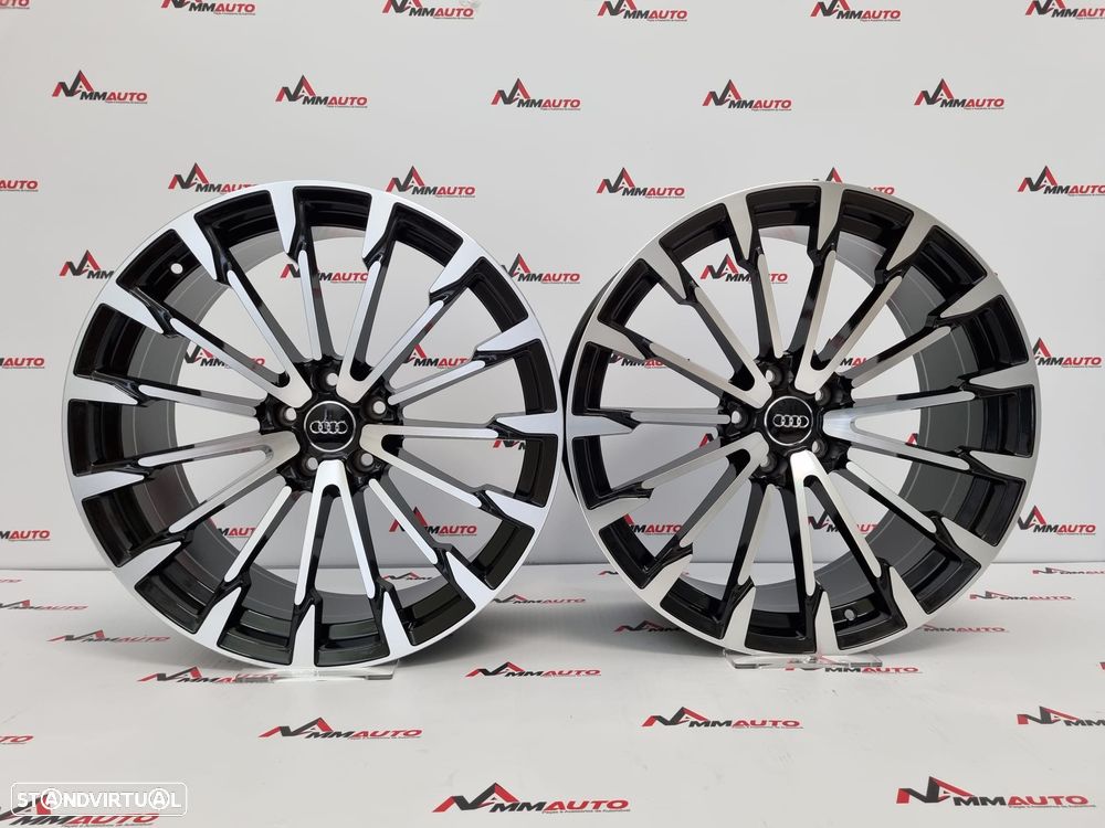Jantes Audi A5 RS5 B9 Preto Polido 21 - 1