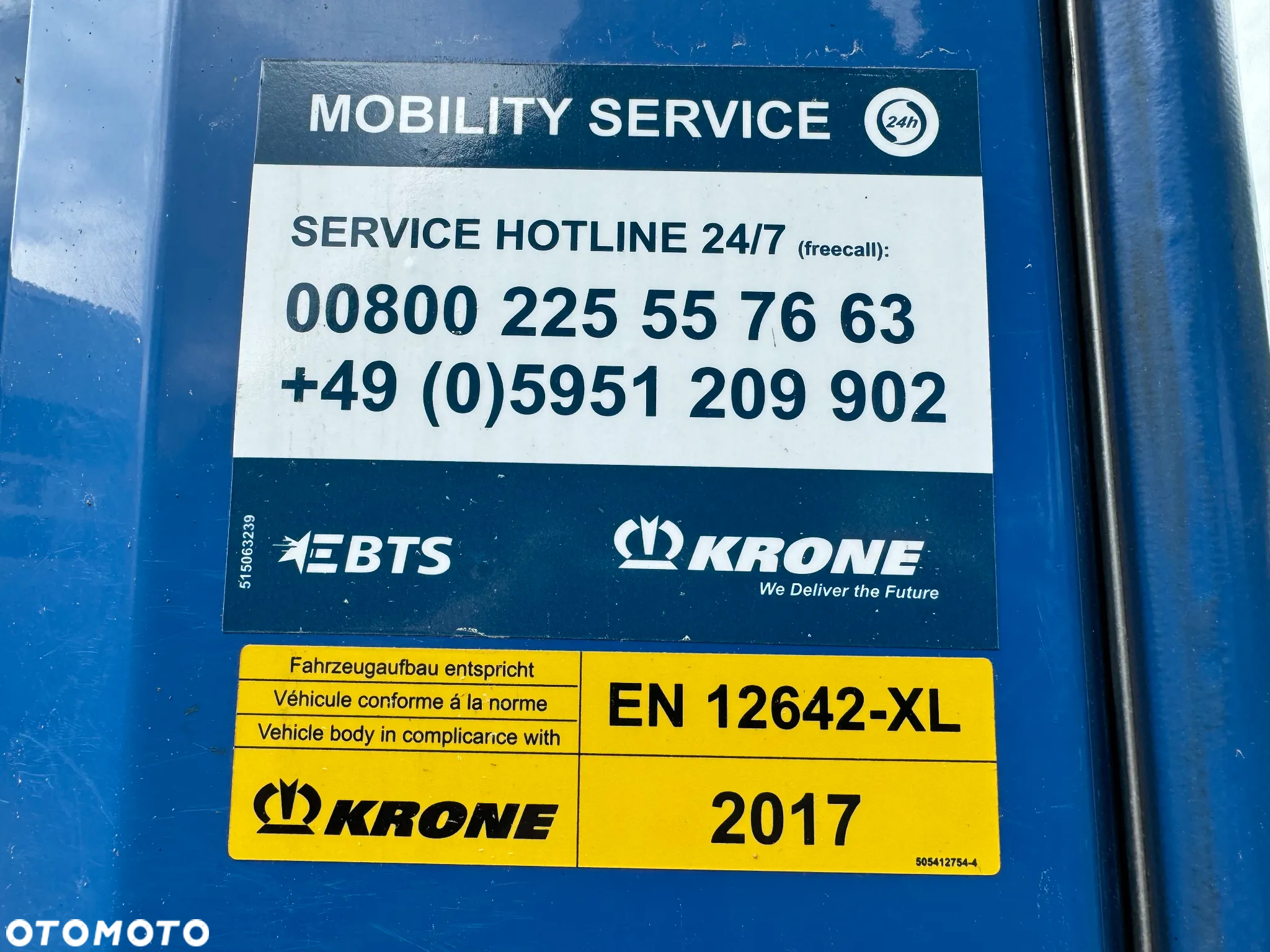 Krone SD Firanka Certyfikat XL, Dach podnoszony - 32