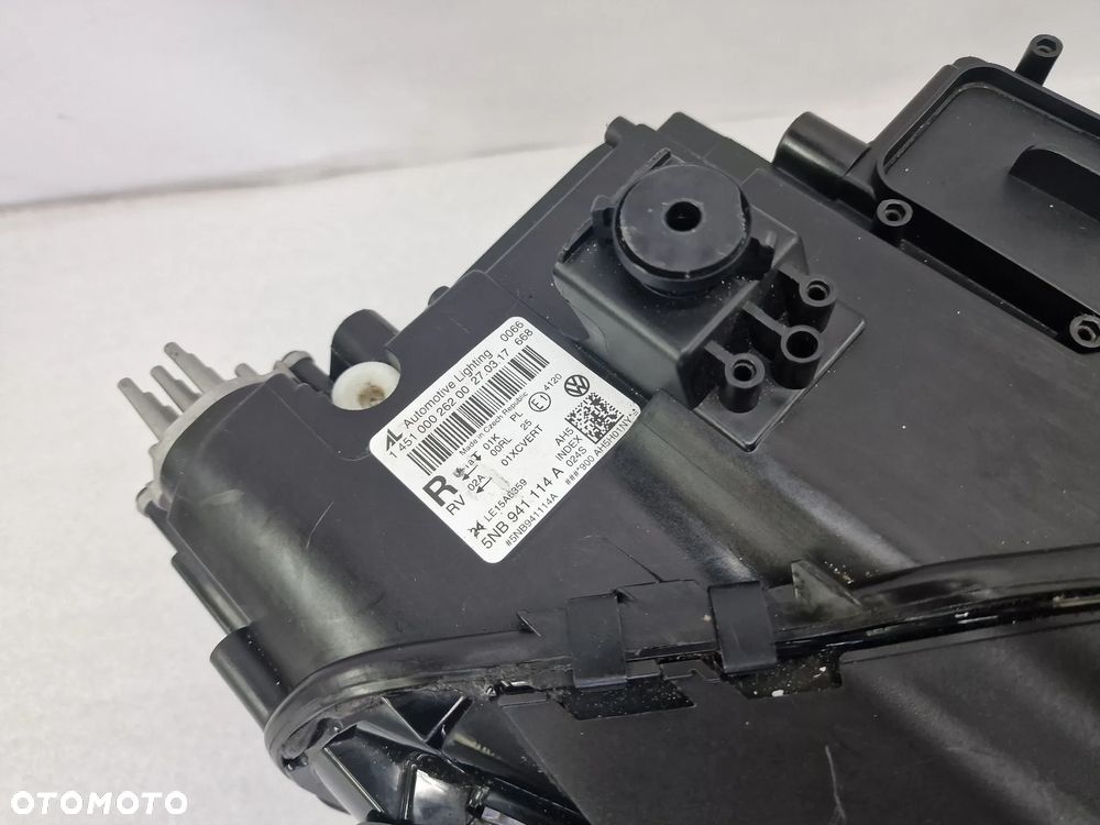 VW TIGUAN II 5NA / 5NB 15- ŁADNA PRAWA LAMPA PRZEDNIA PRZÓD FULL LED , NR 5NB941114A , NR AUKCJI LA503 - 12
