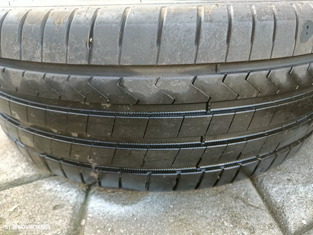 4 jantes 17 SEAT furação 5x112 com  pneus - 9