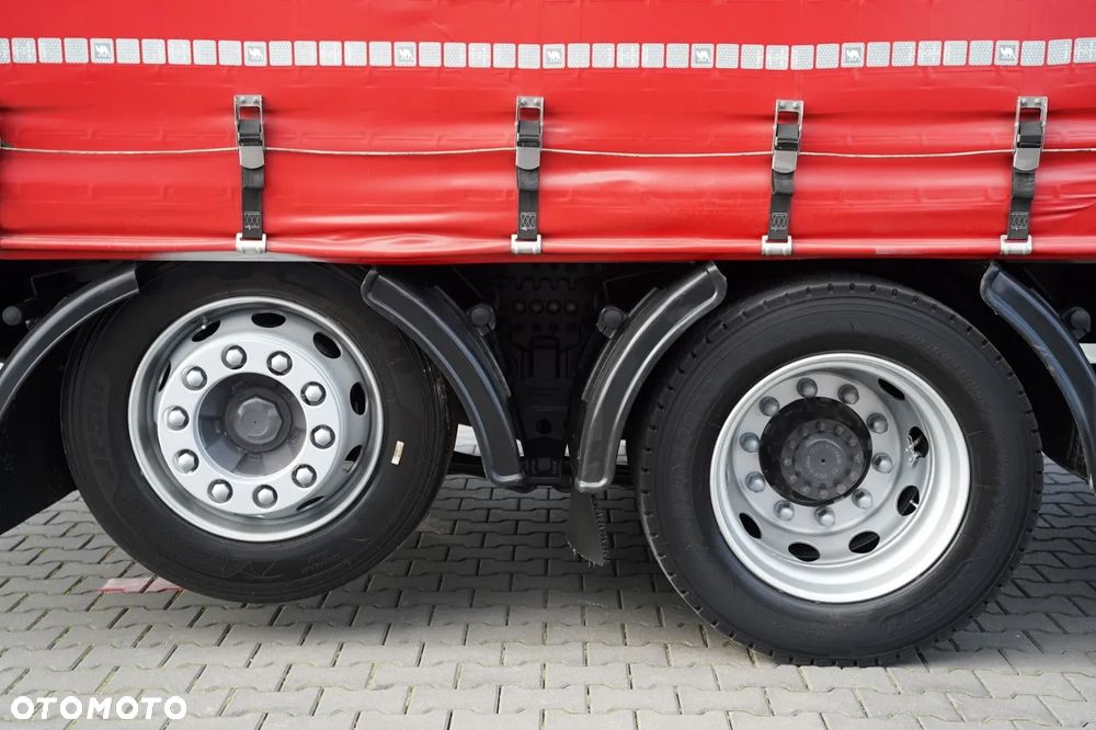 Volvo FH 460 / FIRANKA 7,4 M / I-SAVE / KLIMA POSTOJOWA / OŚ PODNOSZONA / SKRĘTNA / PLANDEKA ZBROJONA - 18