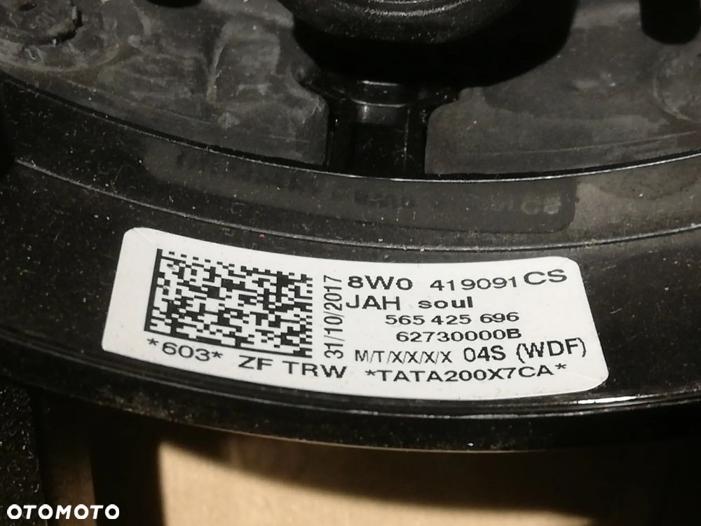 KIEROWNICA S-LINE F1 łopatki skóra niski przebieg AUDI A4 B9 A5 8W Q5 80A 2017r 8W0419091CS - 4