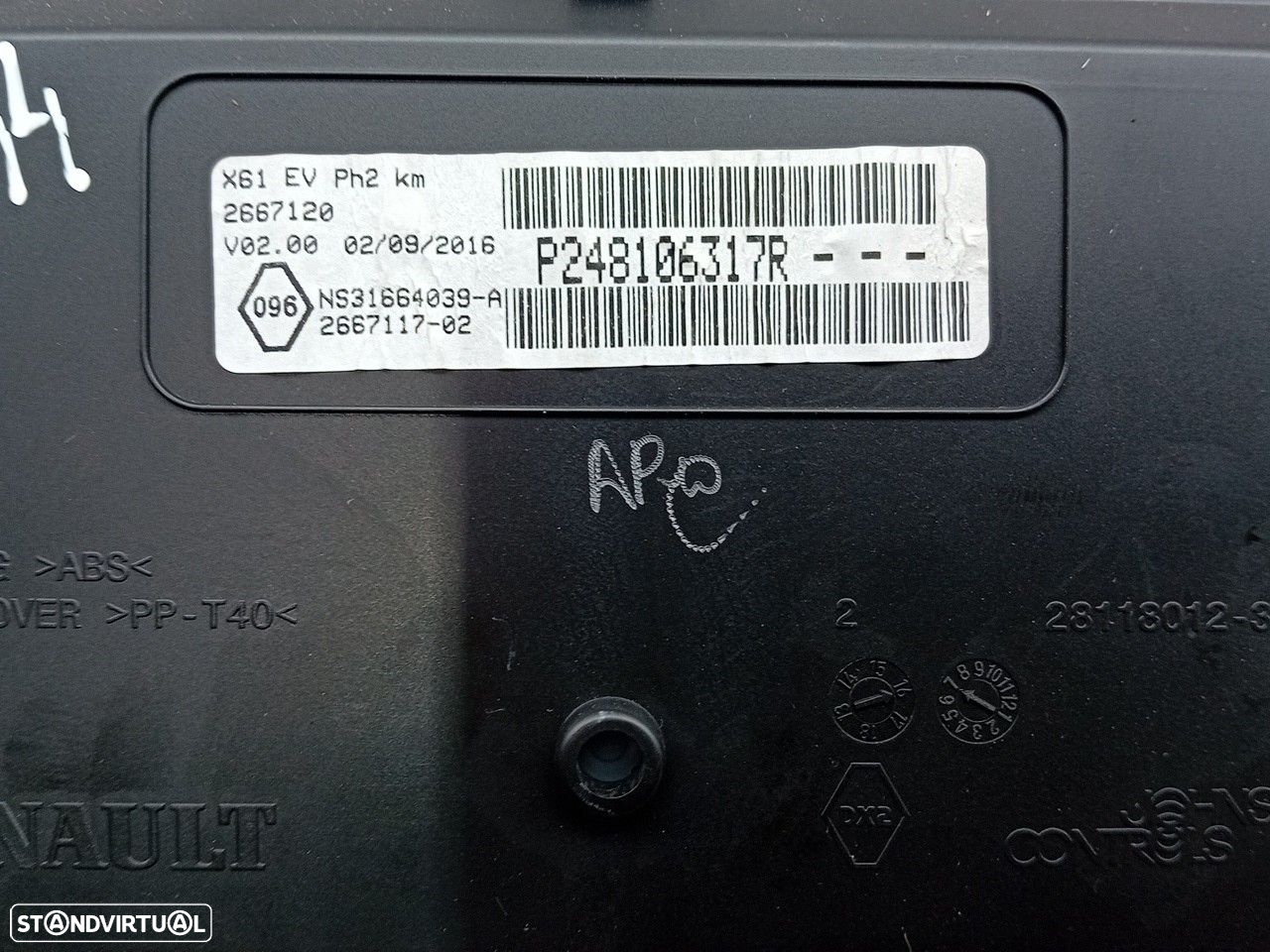 Quadrante / painel de instrumentos RENAULT Kangoo Express (FW0/1_) - 5