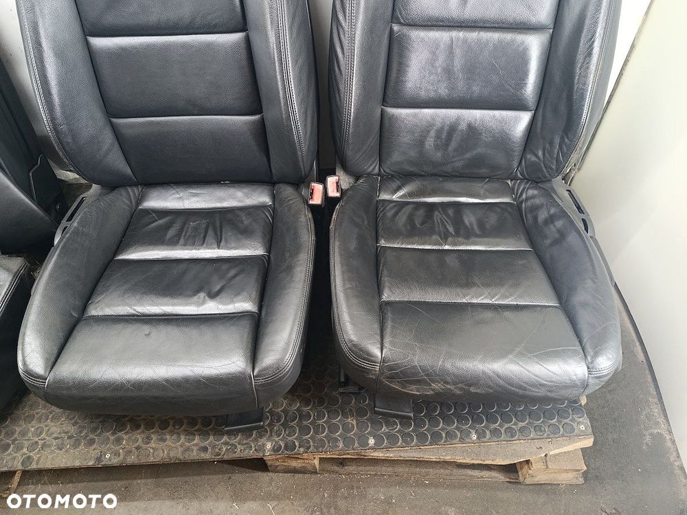 FOTELE KANAPA BOCZKI SKÓRA KOMPLET AUDI A6 C6 KOMBI - 9