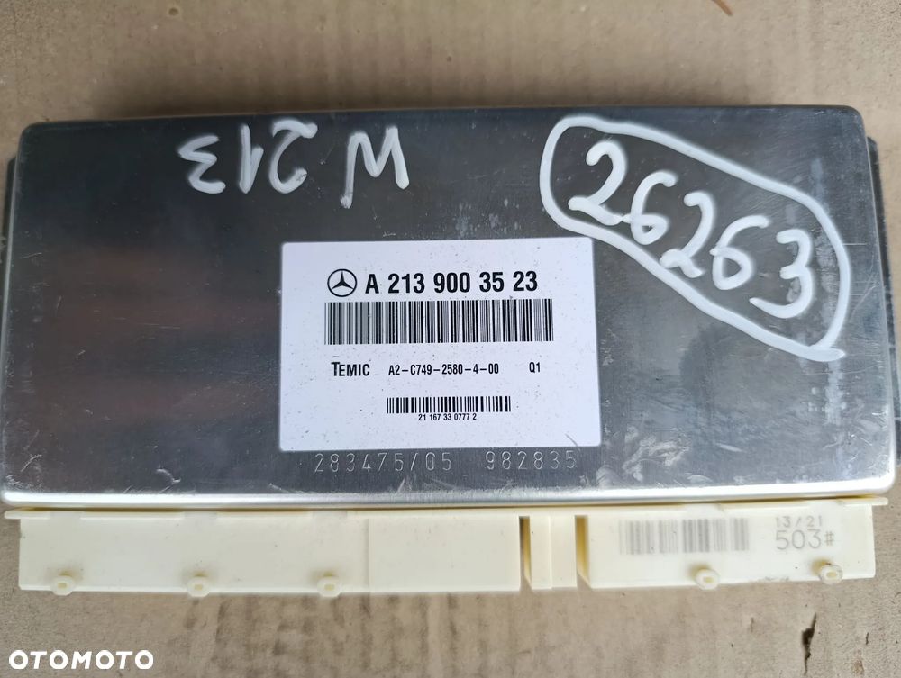 MERCEDES W213 MODUŁ STEROWNIK ZAWIESZENIA A2139003523 - 2