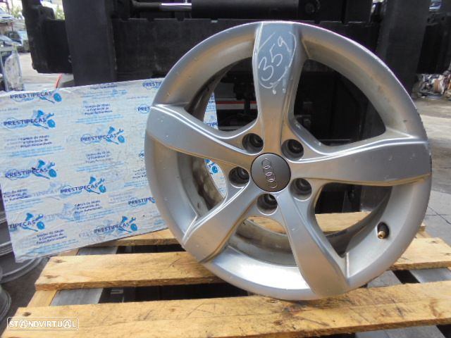 Jante Solta 8X0071495 AUDI A1 SPORTBACK 8X FASE 1 2013 1.6TDI 105CV 5P PRETO 29 6Jx15 5X100 57.9MM - 3