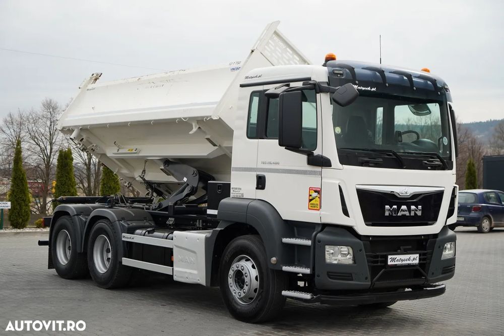 MAN TGS 26.400 / 6X4 / BASCULATOR DUBLĂ / HYDRODOLTA / AUTOMAT / EURO 6 - 11
