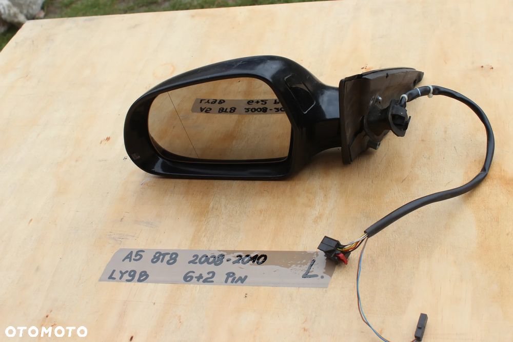 LUSTERKO LEWE AUDI A5 SPORTBACK 8T8 6 + 2 PIN LY9B EUROPA 2008