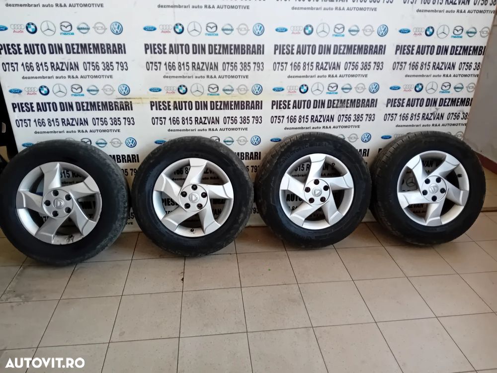 Jante Aluminiu Dacia Duster 215/65R16 Anvelope Continental 2023 Vara F Bune Jante Dacia Duster - 1