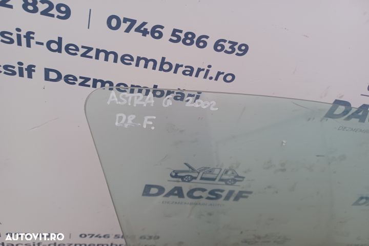 Geam usa fata dreapta Opel Astra G  [din 1998 pana  2009] seria wagon 5-usi 2.0 DTI AT (101 hp) - 1