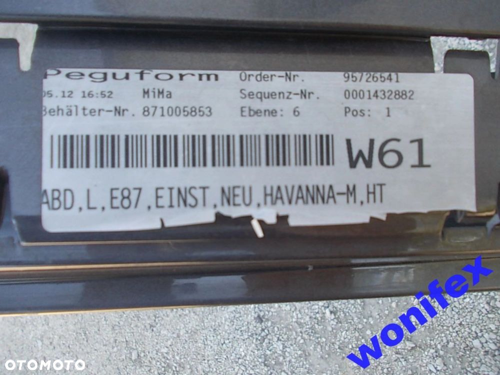 PRÓG LEWY LISTWA PROGOWA LEWA BMW 1 E87 LIFT - 2