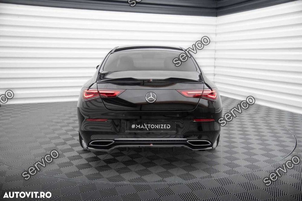 Eleron spoiler cap Mercedes CLA C118 Coupe 2019- v3 - Maxton Design - 3