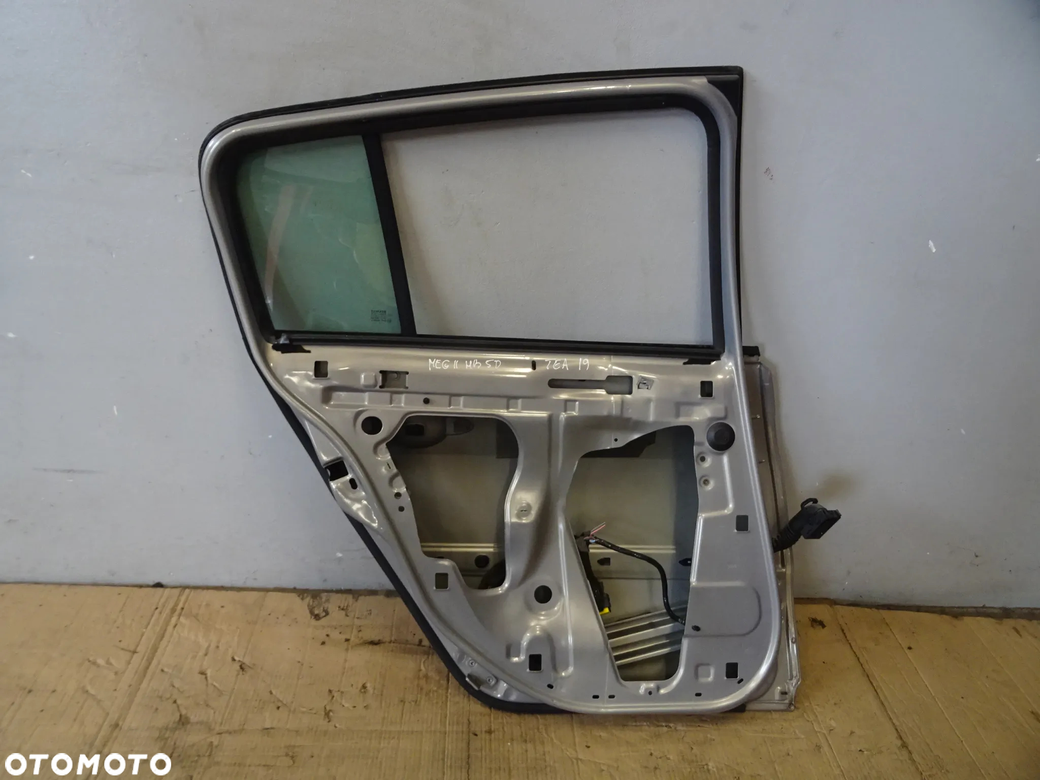 DRZWI LEWY TYŁ LEWE TYLNE RENAULT MEGANE II 5D HB LAK:TEA19 NR1161 - 9