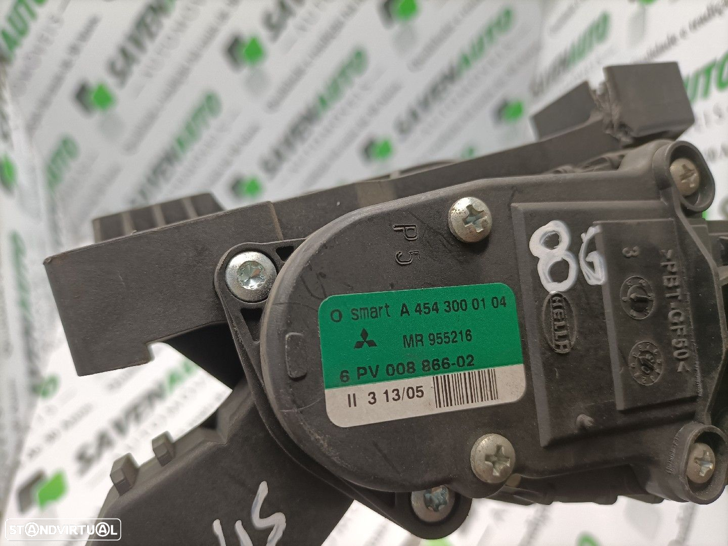 Pedal Acelerador / Acelarador / Potenciómetro Smart Forfour (454) - 3