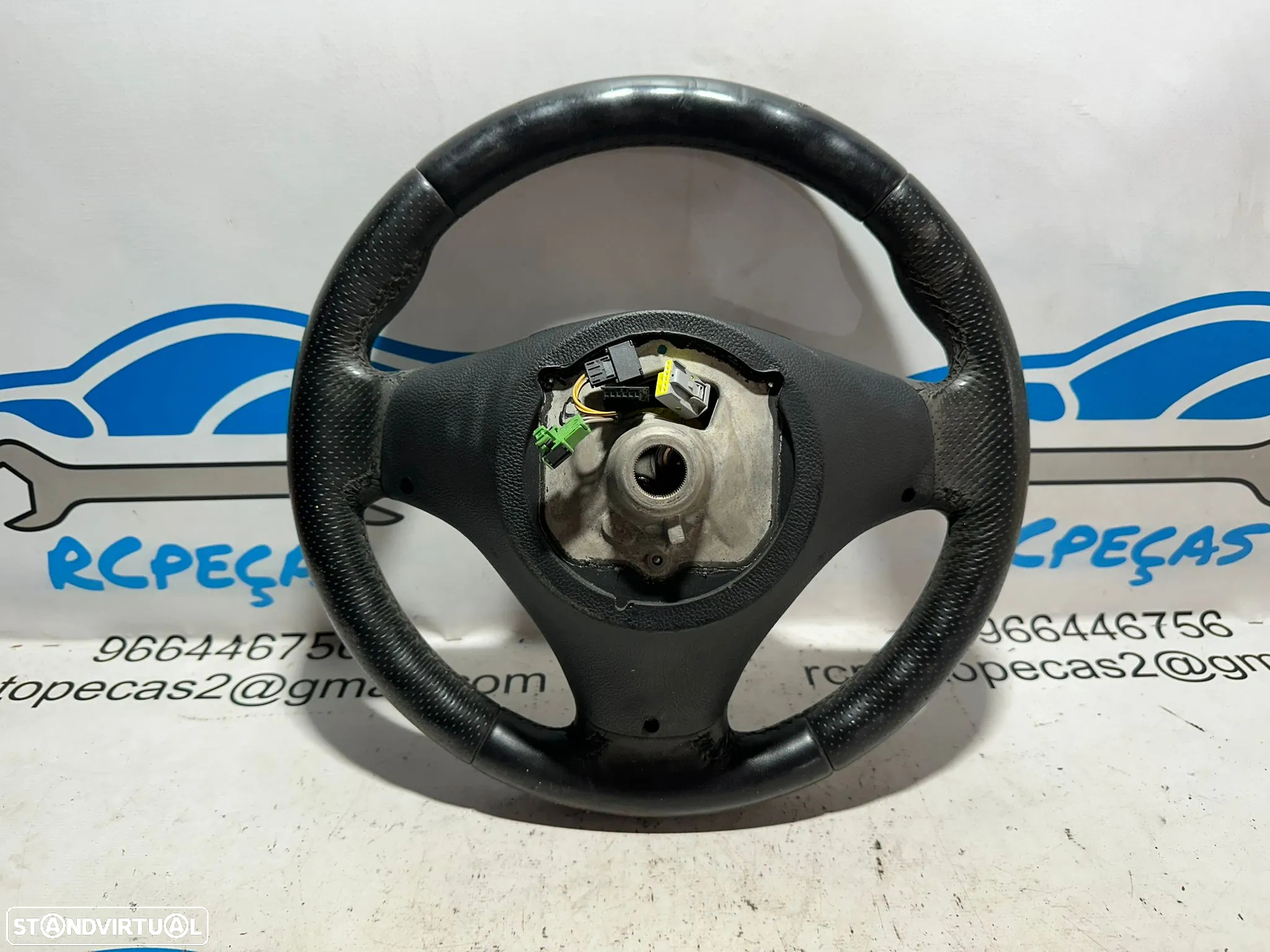 .Volante Multifunções Comandos Original BMW Pack M Serie 1 3 Pele Perfurada 7839075 - 4