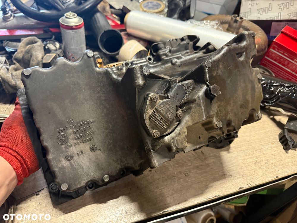 Miska olejowa Bmw e83 2.0d 150KM Xdrive m47n2 rozrząd z przodu - 4