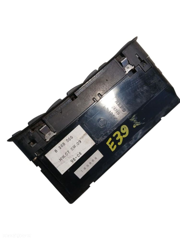 PANEL PRZYCISKI SZYB LUSTEREK LEWY PRZÓD BMW E39 8368966 E39 - 3