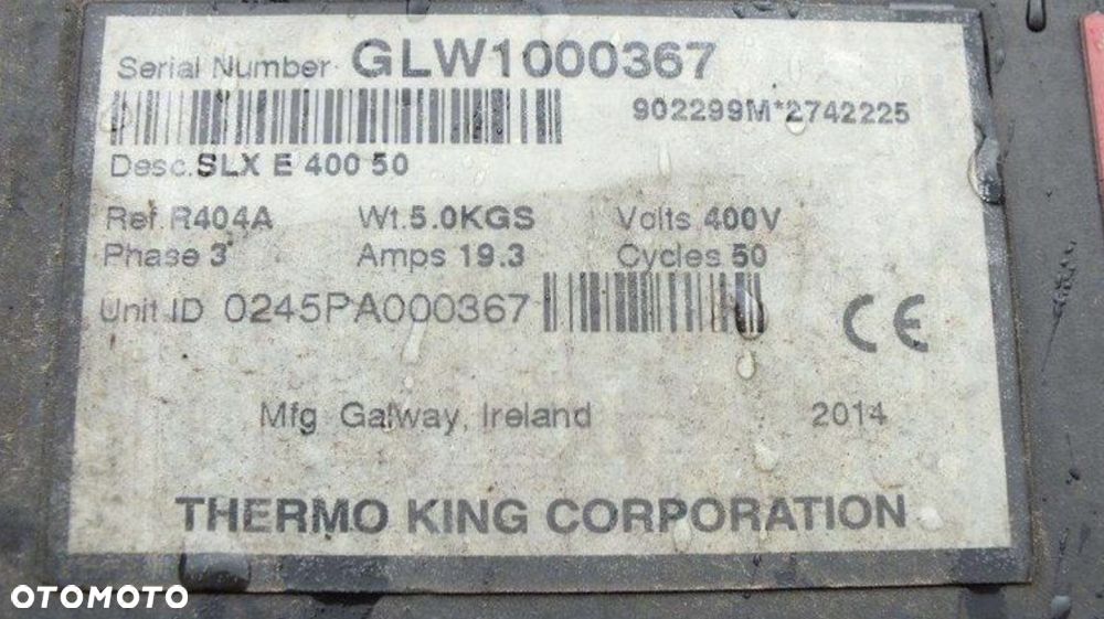 Schmitz Cargobull THERMO KING SLXe400 / DOPPELSTOCK / 7 CM GRUBA ŚCIANA / KOSZ PALETOWY / DRUKARKA / STANDARD WYSOKOŚĆ 2.65 M / PRODUKCJA 2014 ROK !! - 7