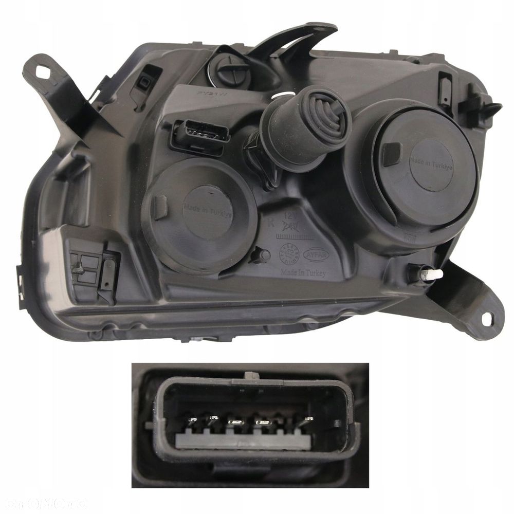 Reflektor Lampa Przód Dacia Duster hs I 1 2010-2013 kpl - 3