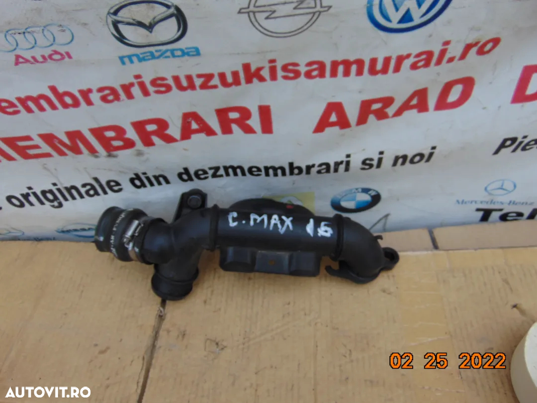 Tub intercooler Ford Focus 2 c max 1.6tdci citroen c3 c4 picasso peugeot 307 207 tubulatura interco - 2
