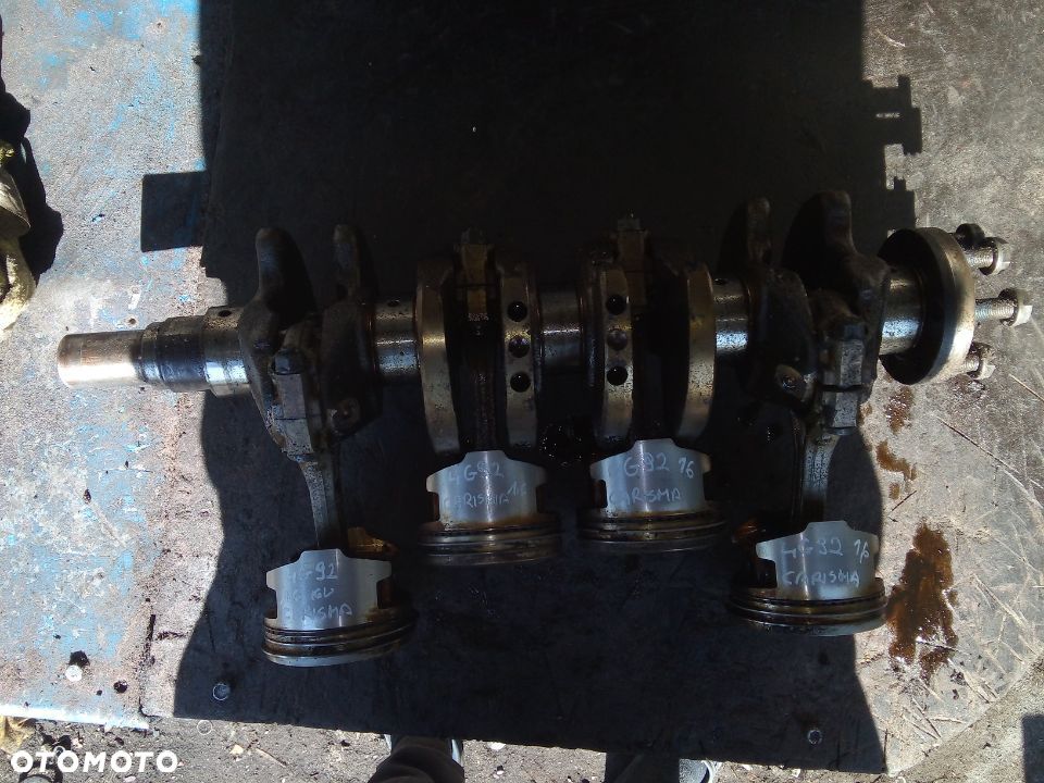 MITSUBISHI Colt carisma 1,6 wał korbowy tłok 4G92 space star - 1