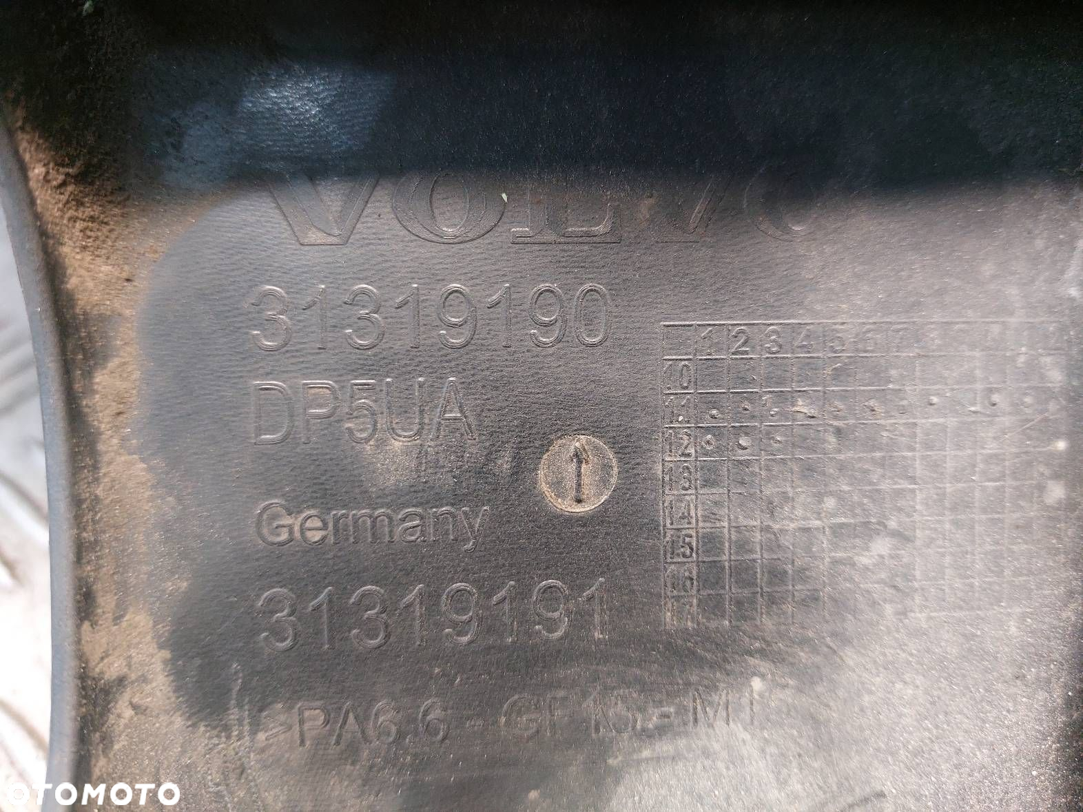 OSŁONA SILNIKA GÓRNA VOLVO XC60 I 2.4 D5 31319190 - 4