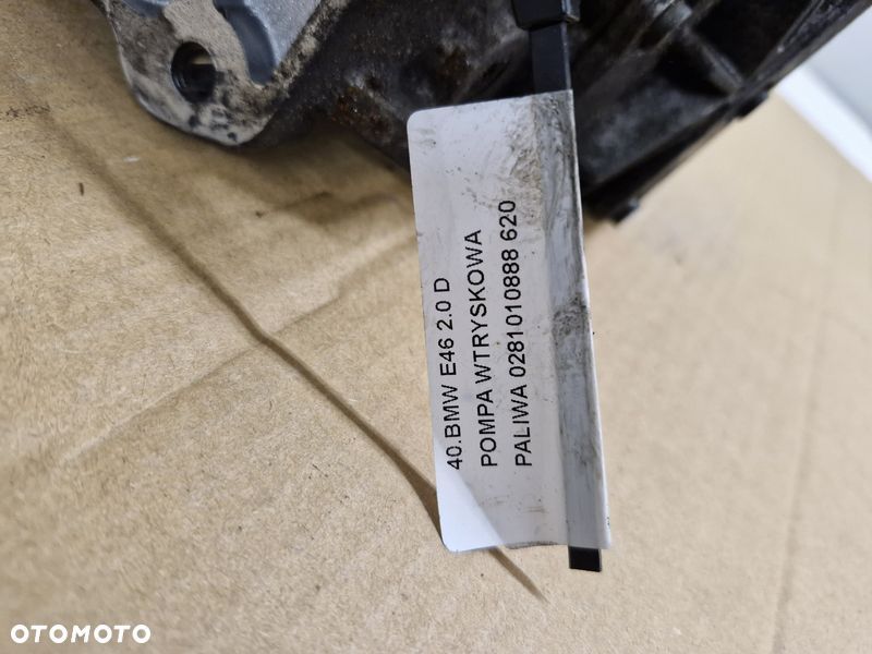 BMW 3 E46 2.0 D POMPA WTRYSKOWA PALIWA 0281010888 - 9