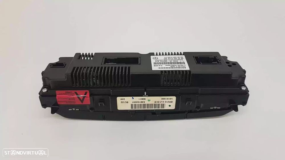 COMANDO CLIMATIZADOR MERCEDES-BENZ CLASSE E 2011 -A2129008908 - 3