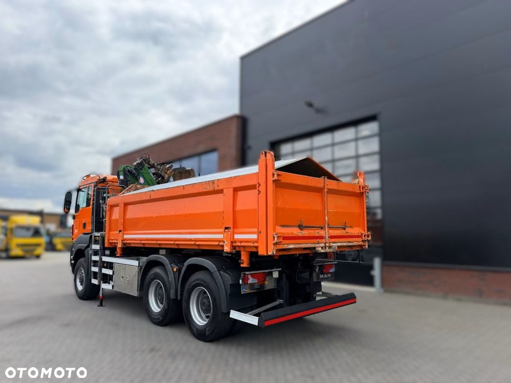 MAN TGS 26.400 6x6 ALLRAD – składany żuraw HMF 1643 Z2 +wywrotka HYVA - 9