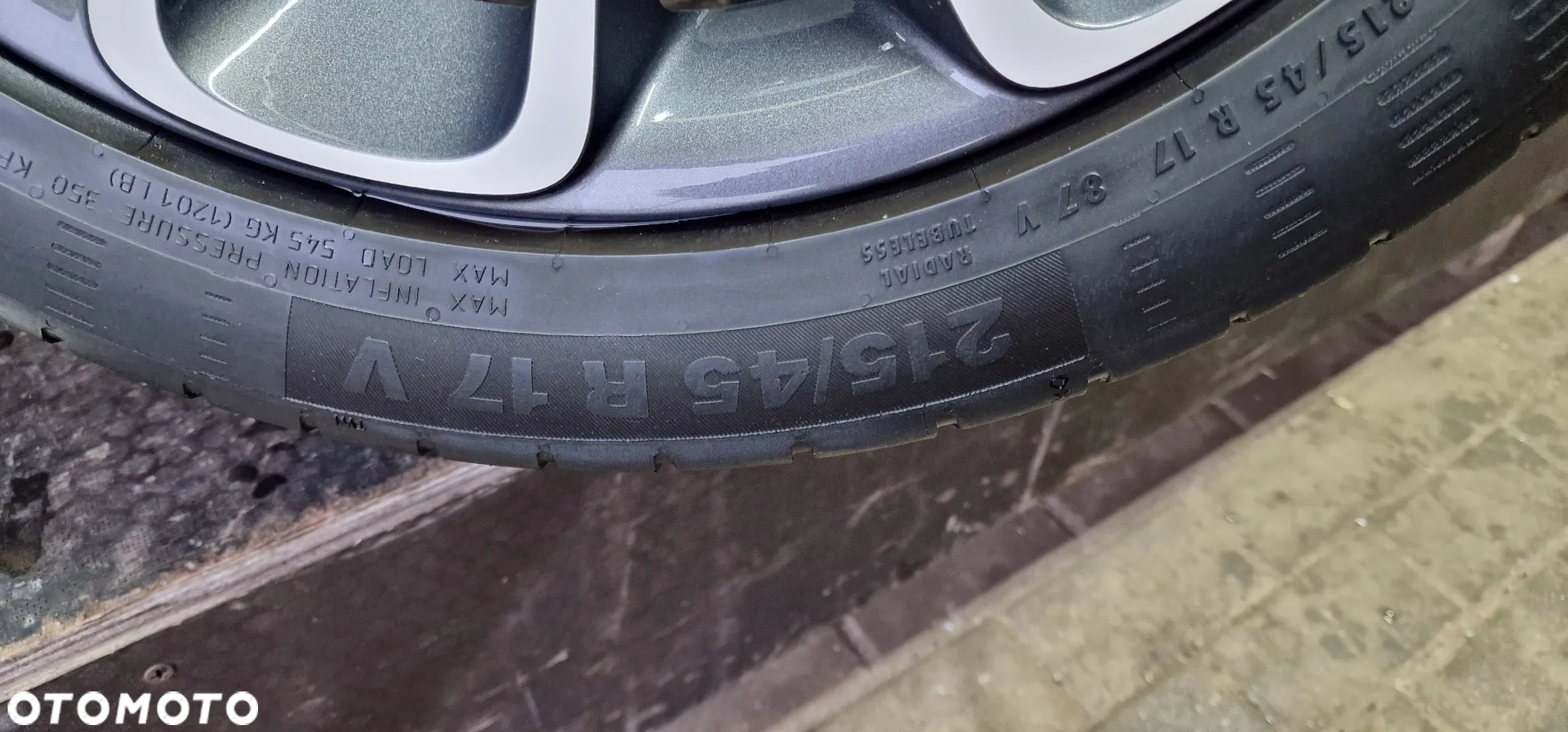 ALUFELGI +OPONY LETNIE Continental 215/45 17 OPEL Adam CORSA E 4X100 ET44 R17 - 8