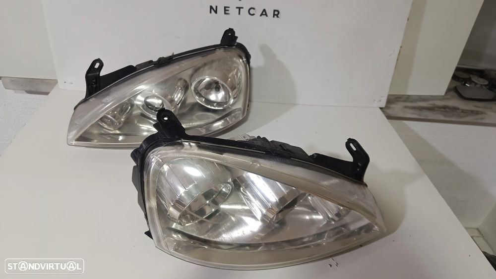 Farol óptica Opel corsa C 2004 - 7