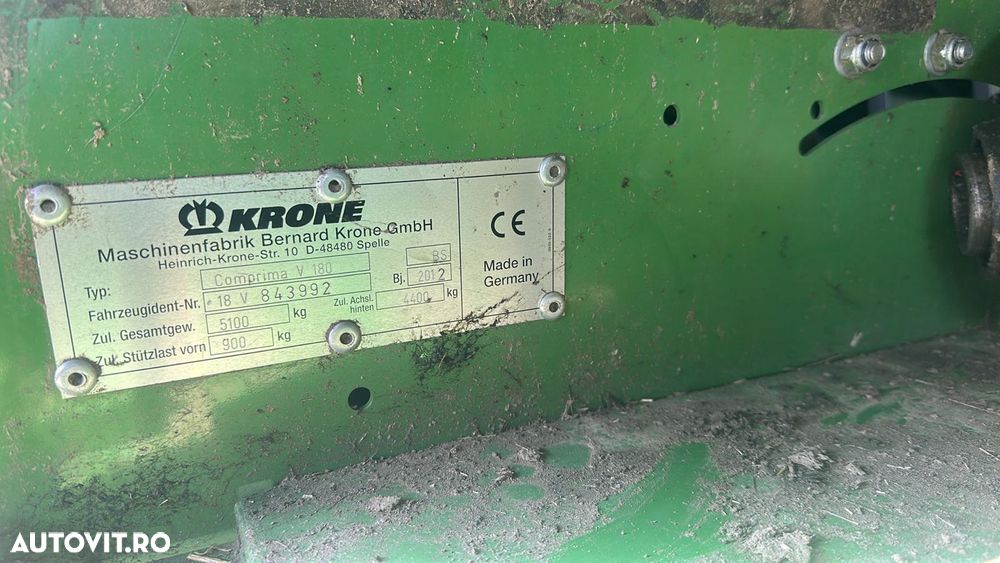 Krone comprima v180 - 6