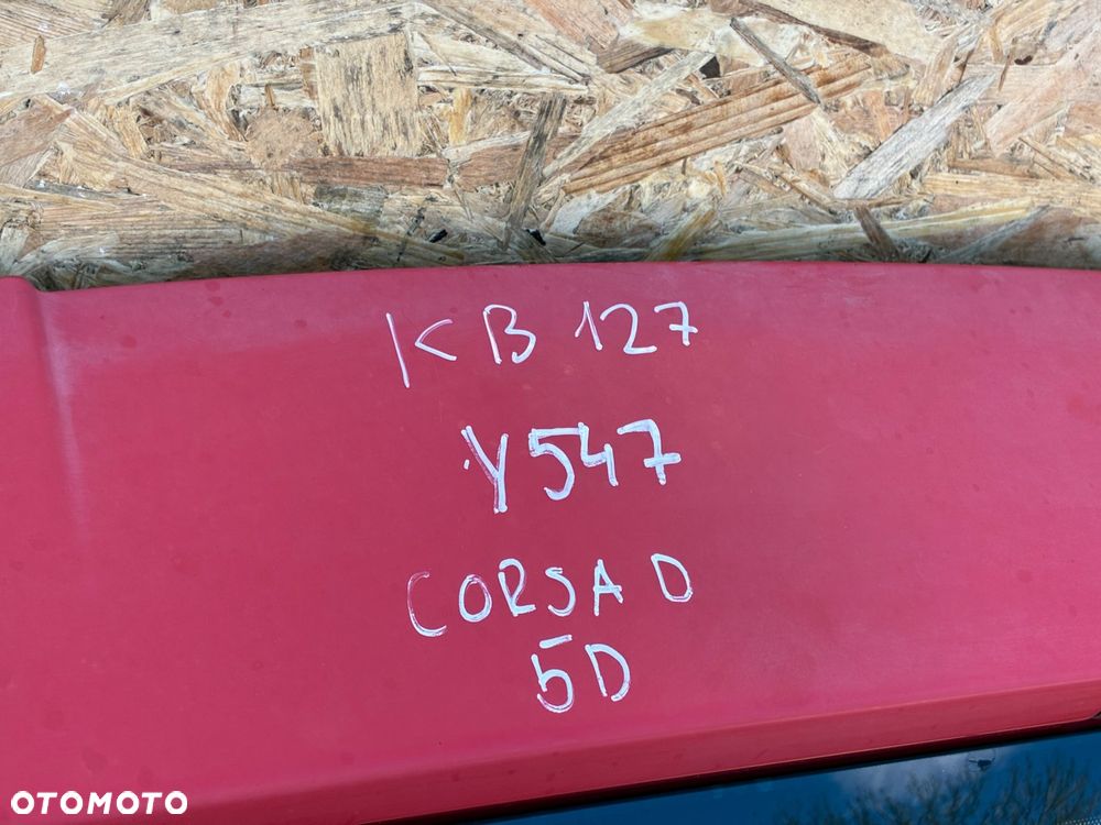 OPEL CORSA D 5D Y547 KOD LAK. KLAPA BAGAŻNIKA KLAPA TYŁ KOMPLET - 2